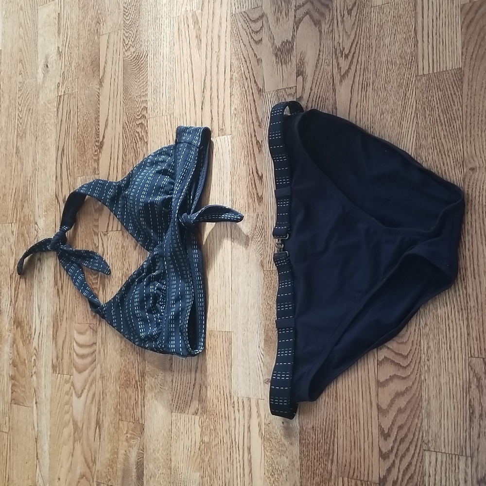 (Bottom L Top S) Anne Cole Locker Bikini Swimsuit Swim Pool Beach Resortwear